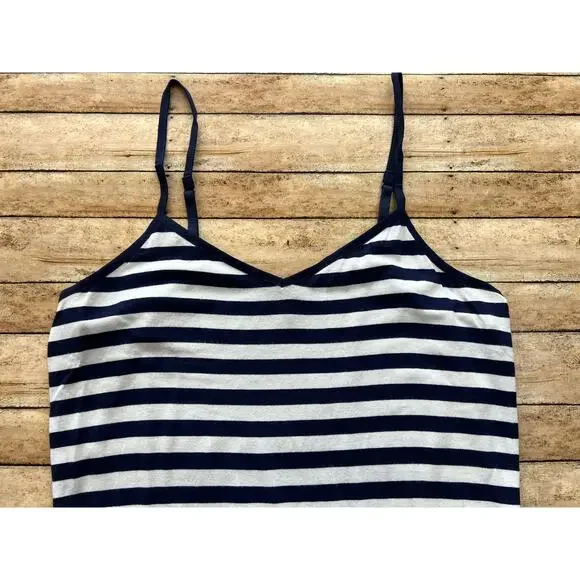 Express Striped Camisole Tank Top Navy White Size Small - Picture 2 of 8